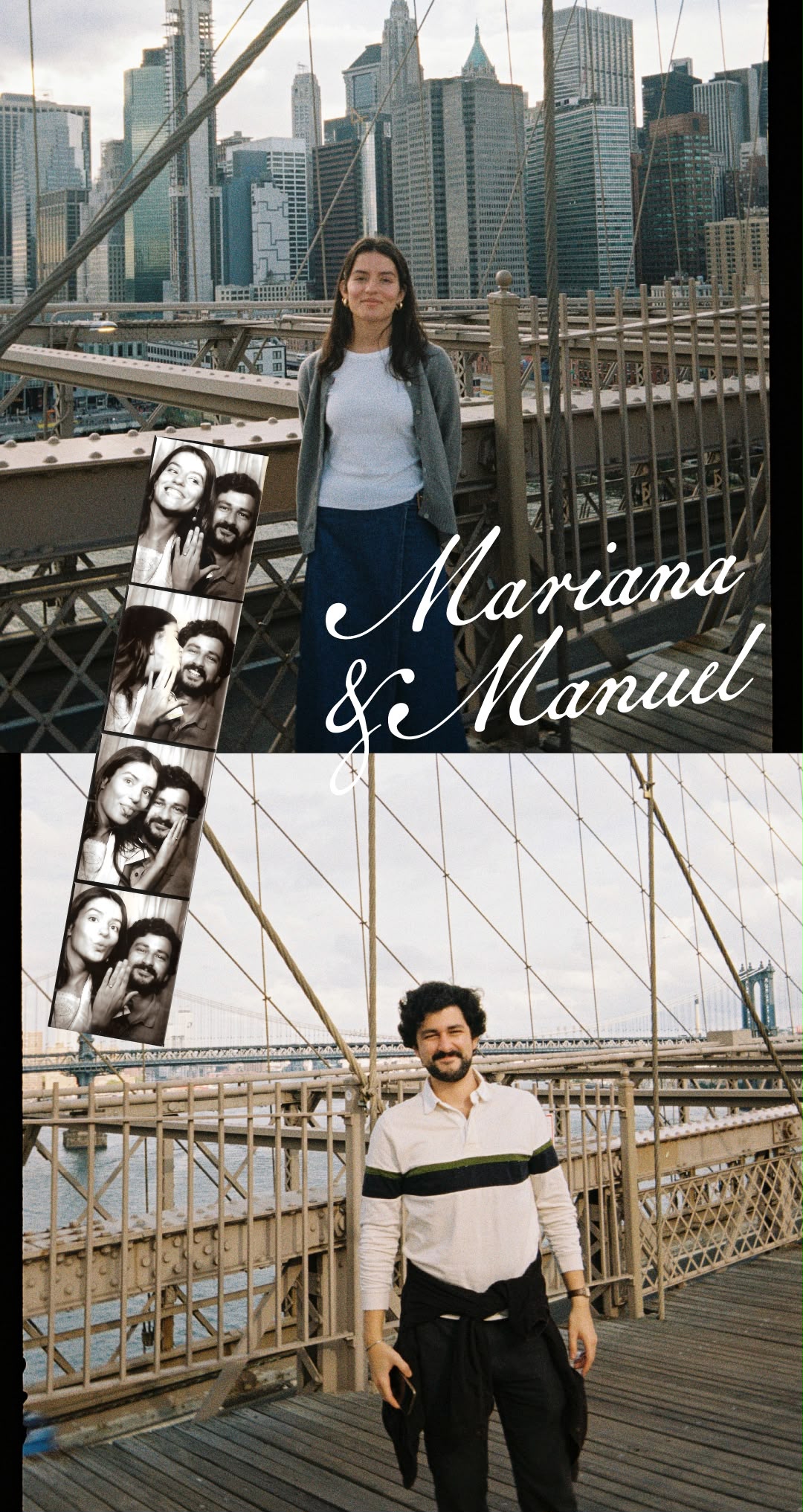 Mariana e Manuel na ponte